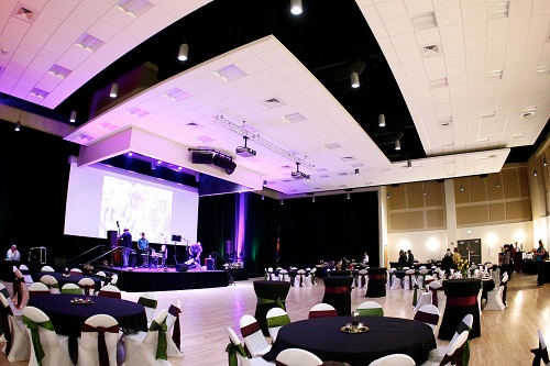 presentation inside Berger Hall